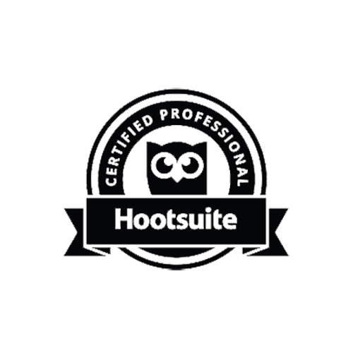 Hootsuite Certified Professional logo.